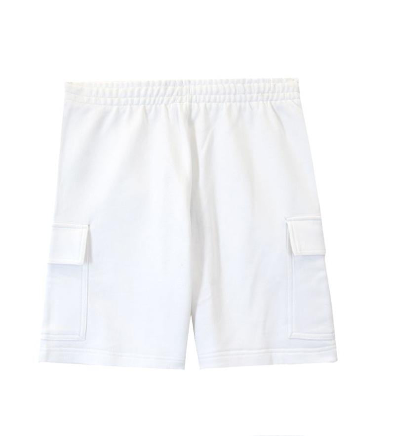LACOSTE Bermuda Lacoste uomo GH9743 001 bianco garzato elasti GH9743 001