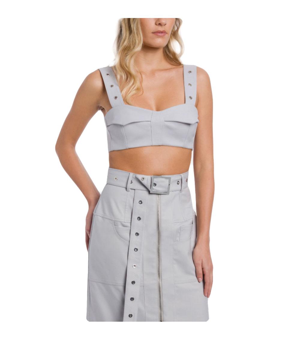 DONDUP Top Dondup donna DC472WS0117D ghiaccio slim cover misto lana<BR/><BR/> DC472WS0117D 021