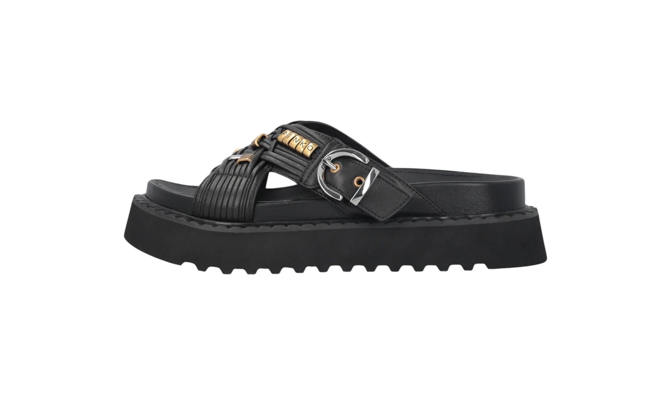 PINKO Sandali Pinko donna SD0537P003 Z99 Kate 09 Nero <BR/> SD0537P003 Z99