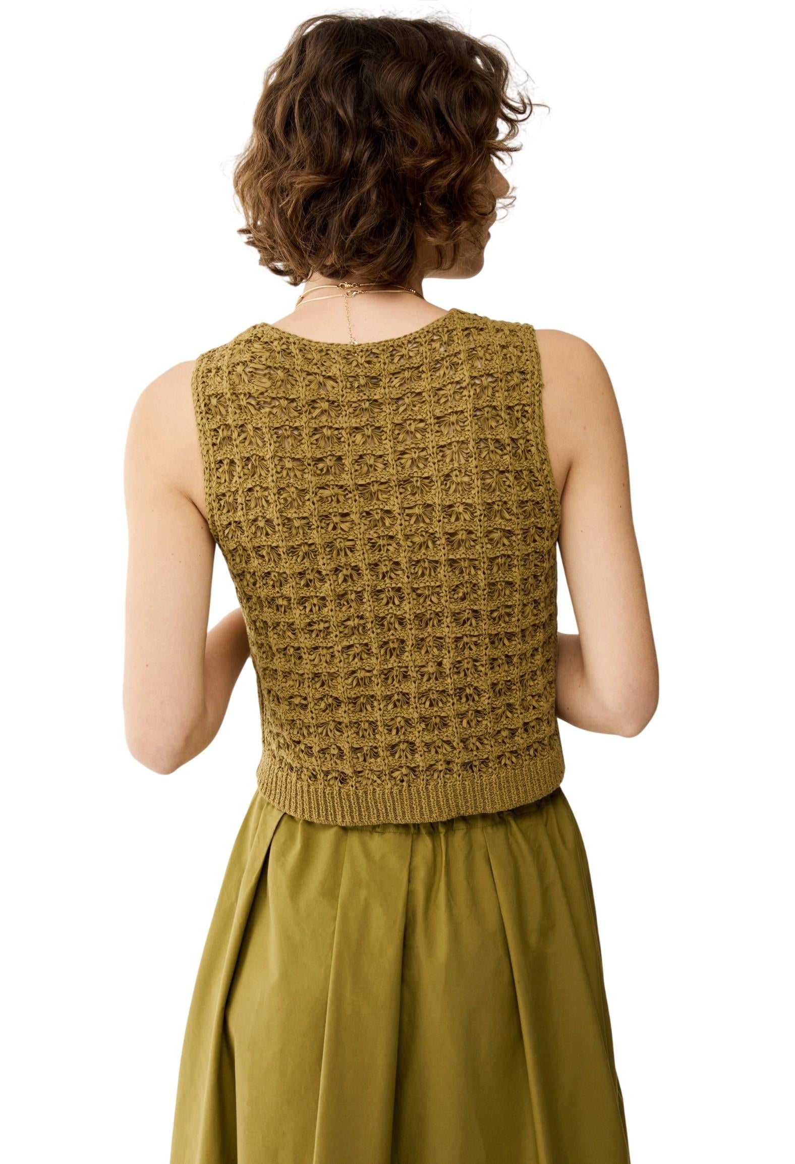 PENNYBLACK Top Pennyblack donna 2612361012200 001 Torre in maglia Oliva<BR/> 2612361012200 001