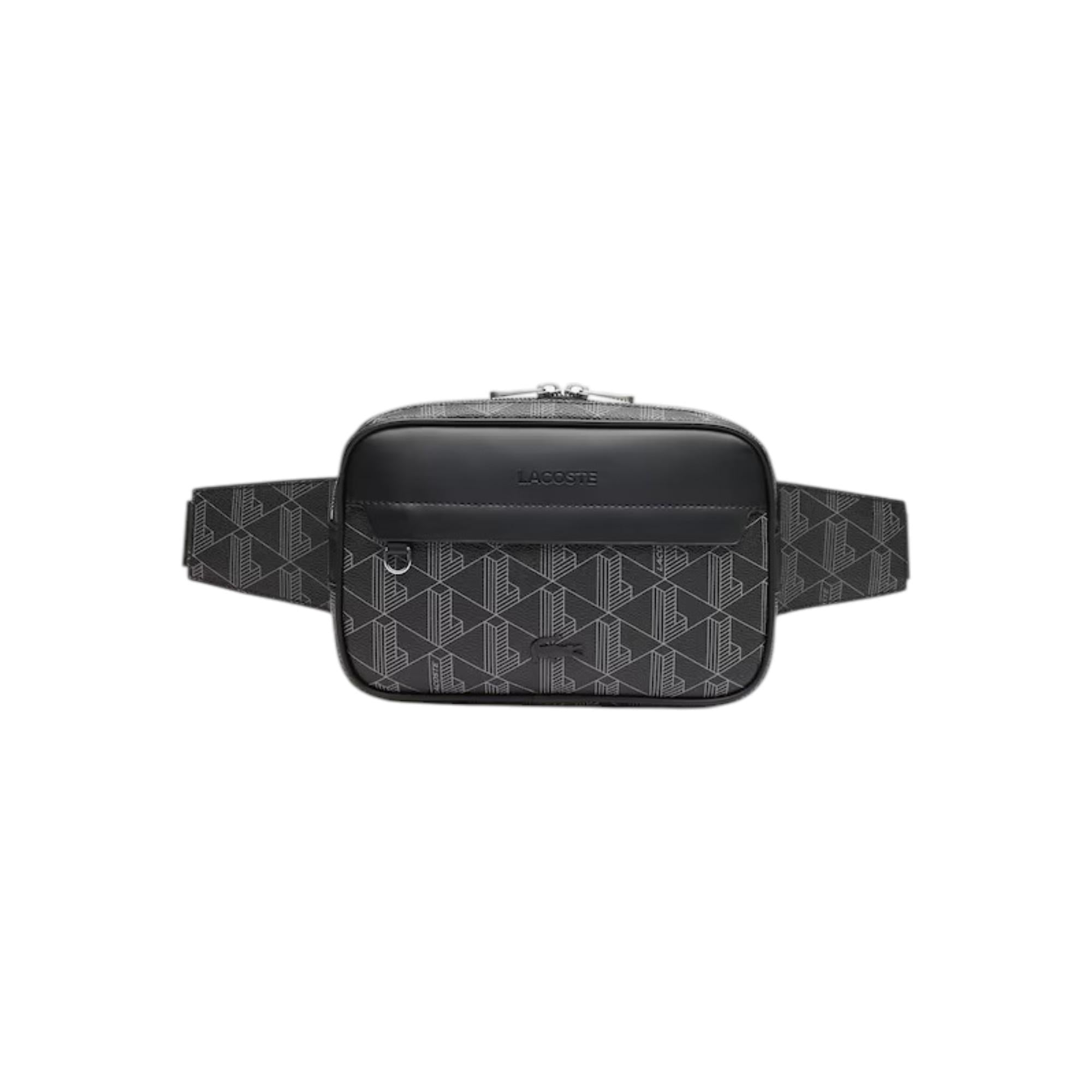 LACOSTE Marsupio LACOSTE uomo NH4004LX H45 Nero Monogram NH4004LX H45