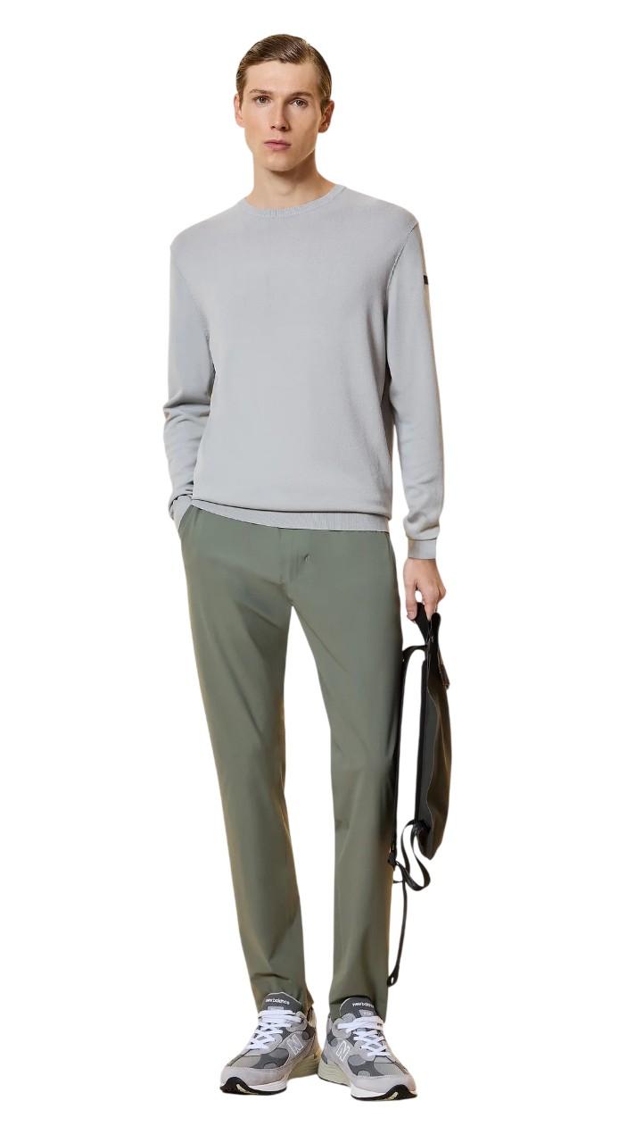RRD Maglia RRD uomo 26104 13 Maxell Round Knit in filato stretch Grigio 26104 13