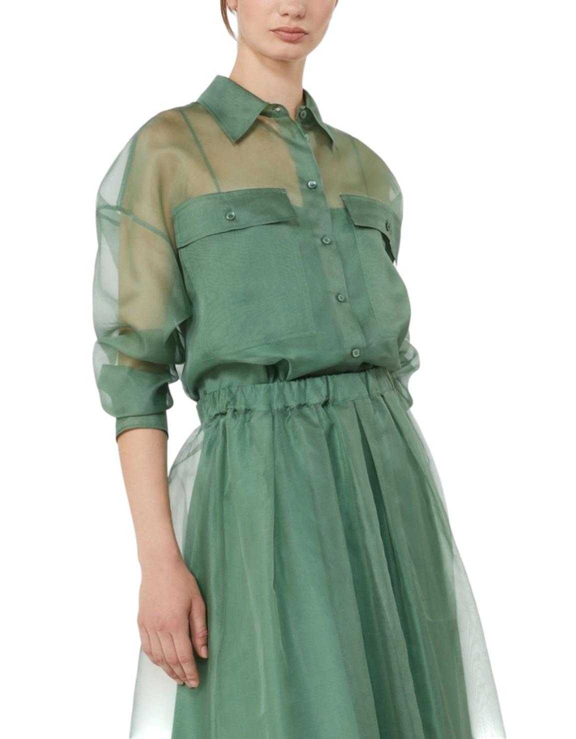 WEEKEND Camicia Weekend donna 2615261012600 063 Colomba organza Verde<BR/> 2615261012600 063