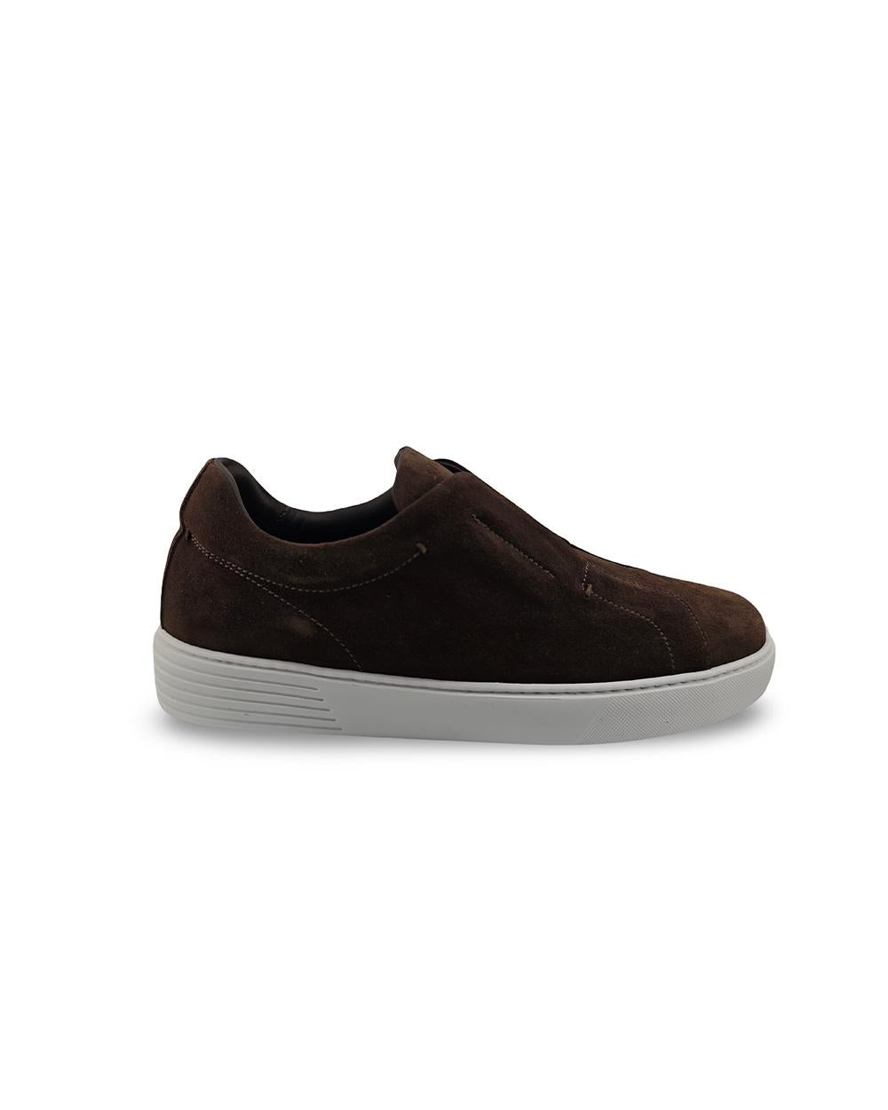 L.B.M. 1911 Sneakers L.B.M. 1911 uomo 685069072 Marrone pelle scamosciata suola gomma foderata 685069072 5