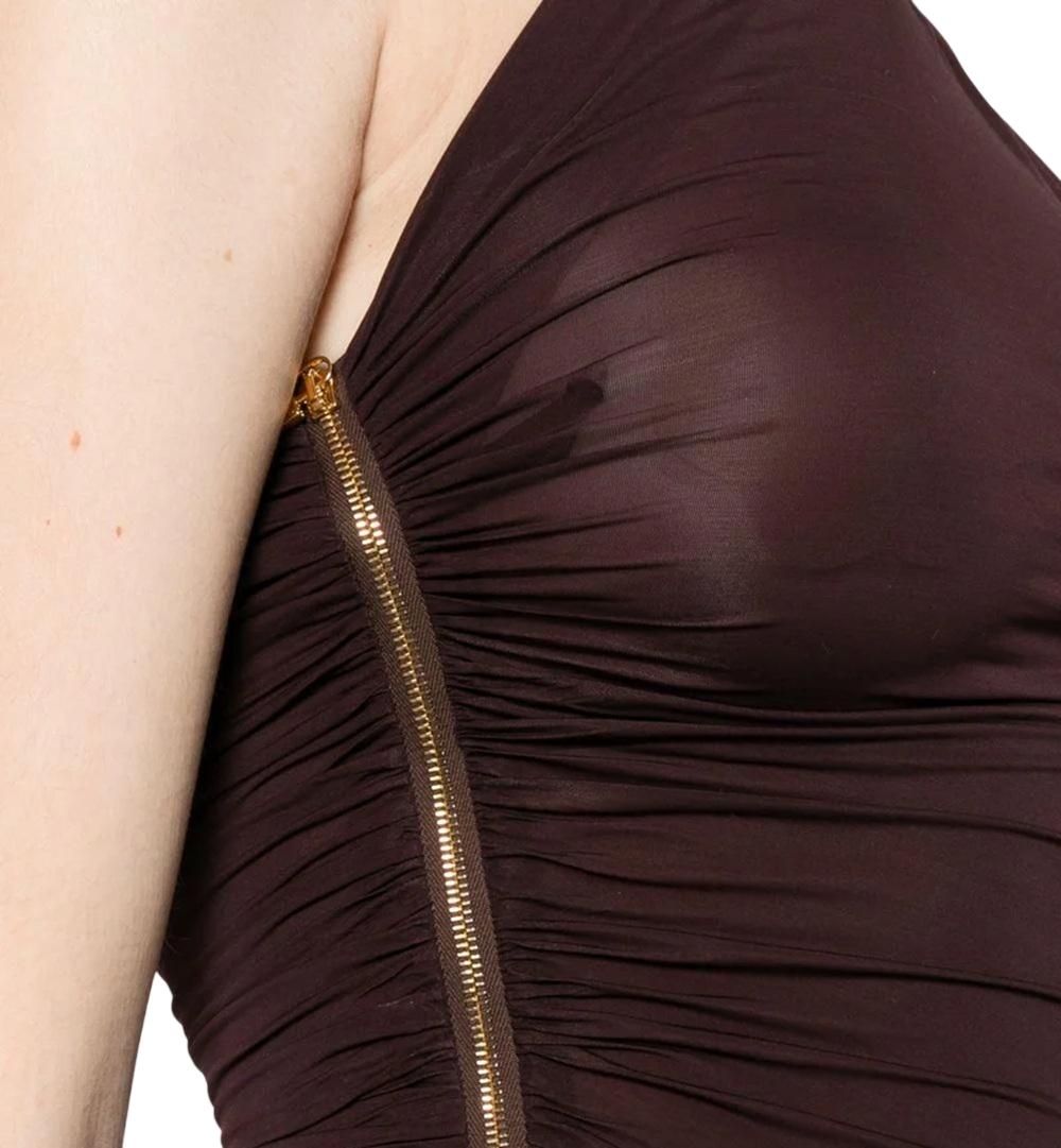 ELISABETTA FRANCHI Top Elisabetta Franchi donna CN00962E2644 The Explorer Cacao<BR/> CN00962E2 644