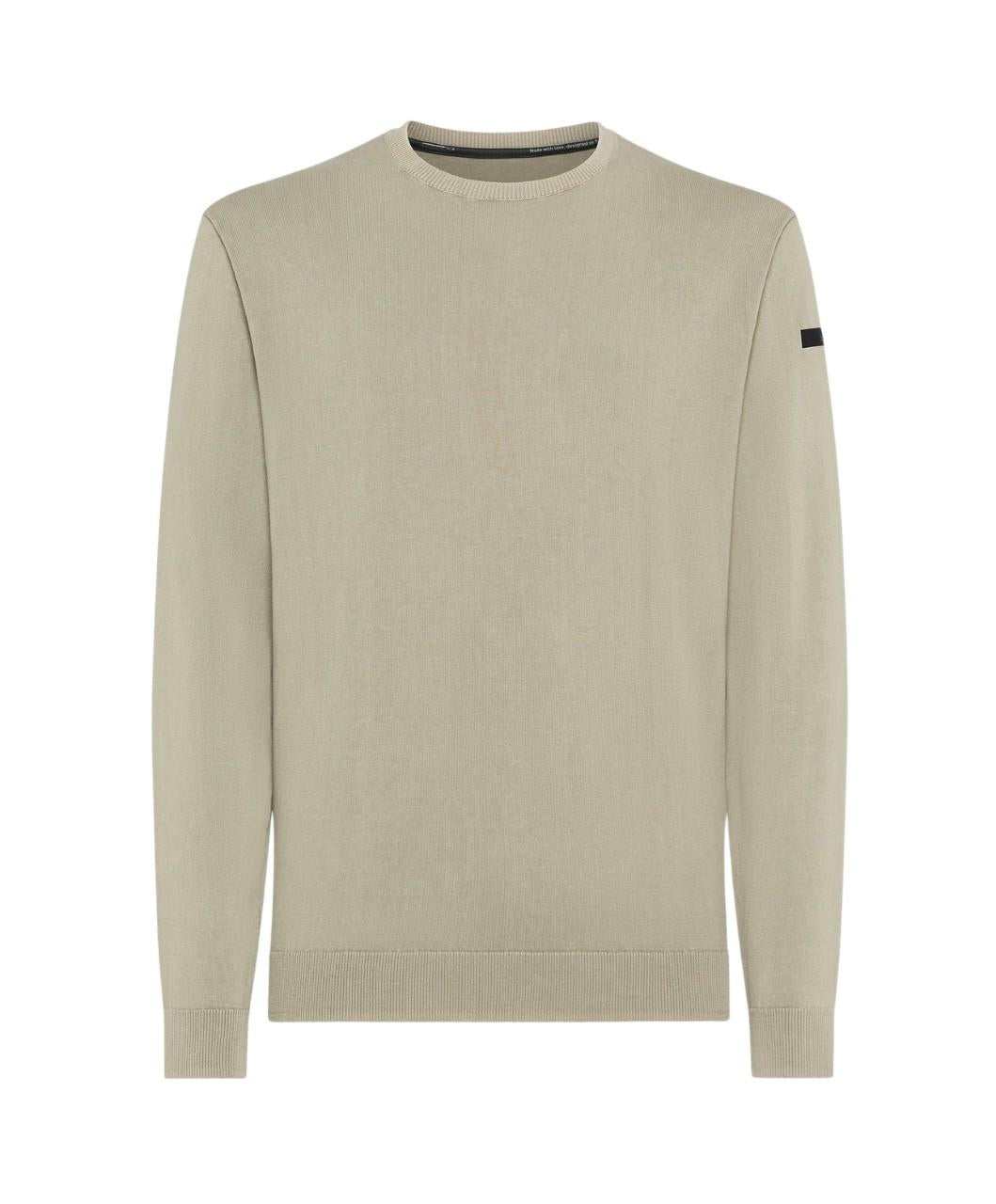 RRD Maglia RRD uomo 26103 85 Techno Wash Round 16 Knit Sabbia<BR/> 26103 85