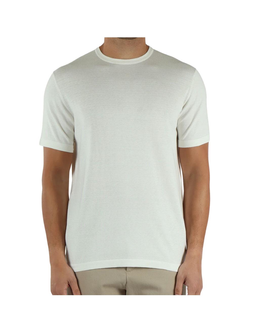 DANIELE ALESSANDRINI T-shirt Daniele Alessandrini uomo DUMC0001YSE0001 panna DUMC0001YSE0001 1001