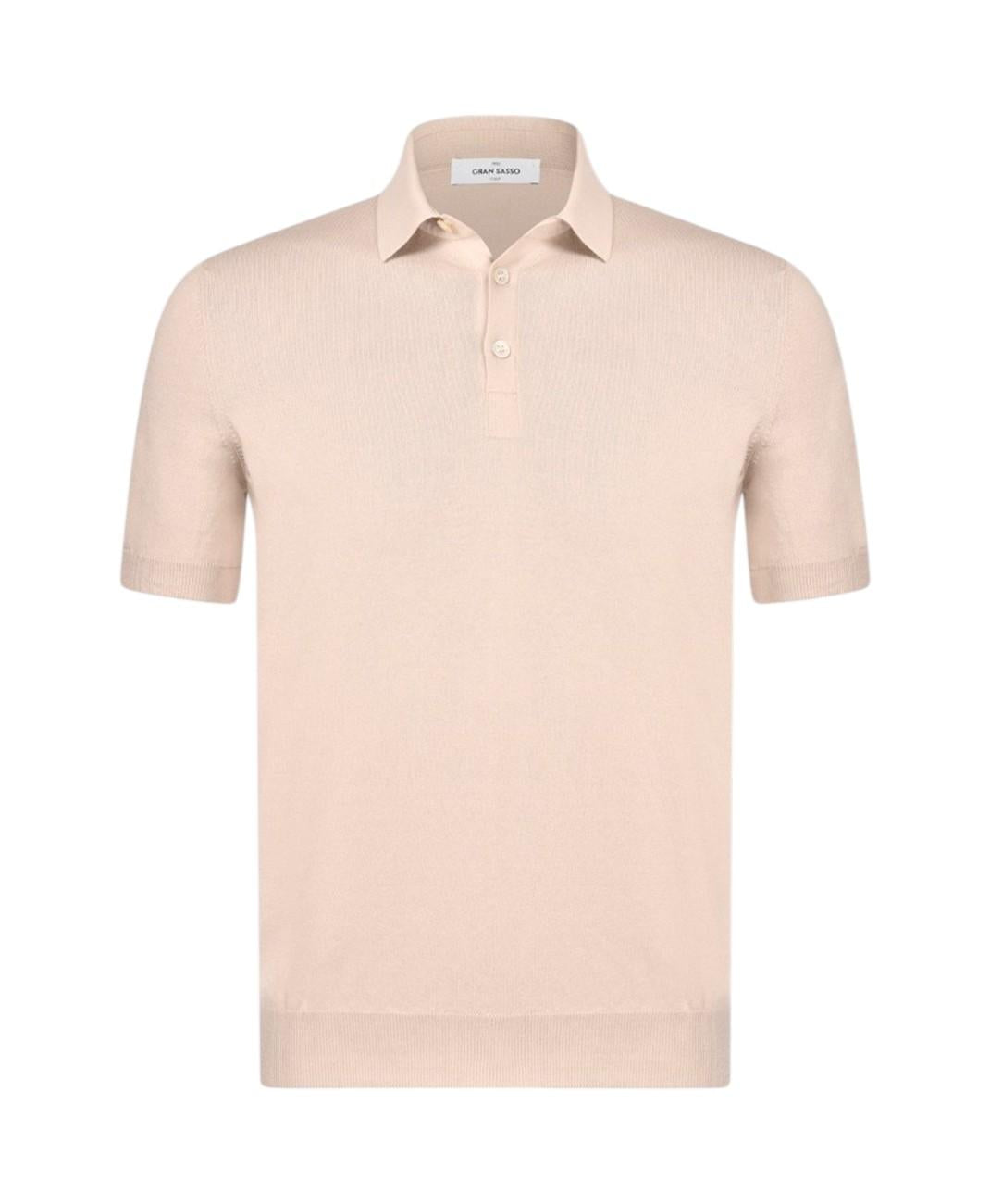 GRAN SASSO Polo Gran Sasso uomo 5719120660 010 Fresh Cotton maglia Beige<BR/> 5719120660 010