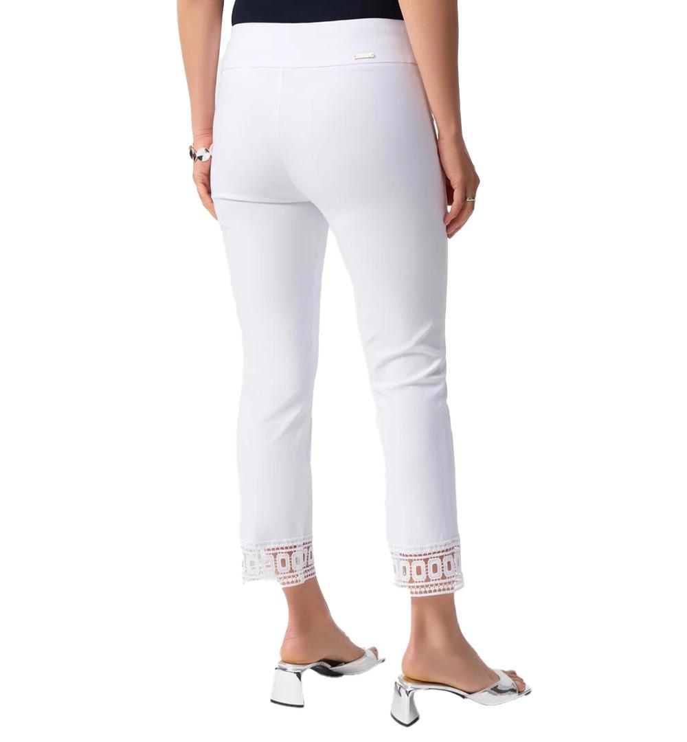 JOSEPH RIBKOFF Pantalone Joseph Ribkoff donna 251053 Bianco viscosa in pizzo<BR/> 251053 12