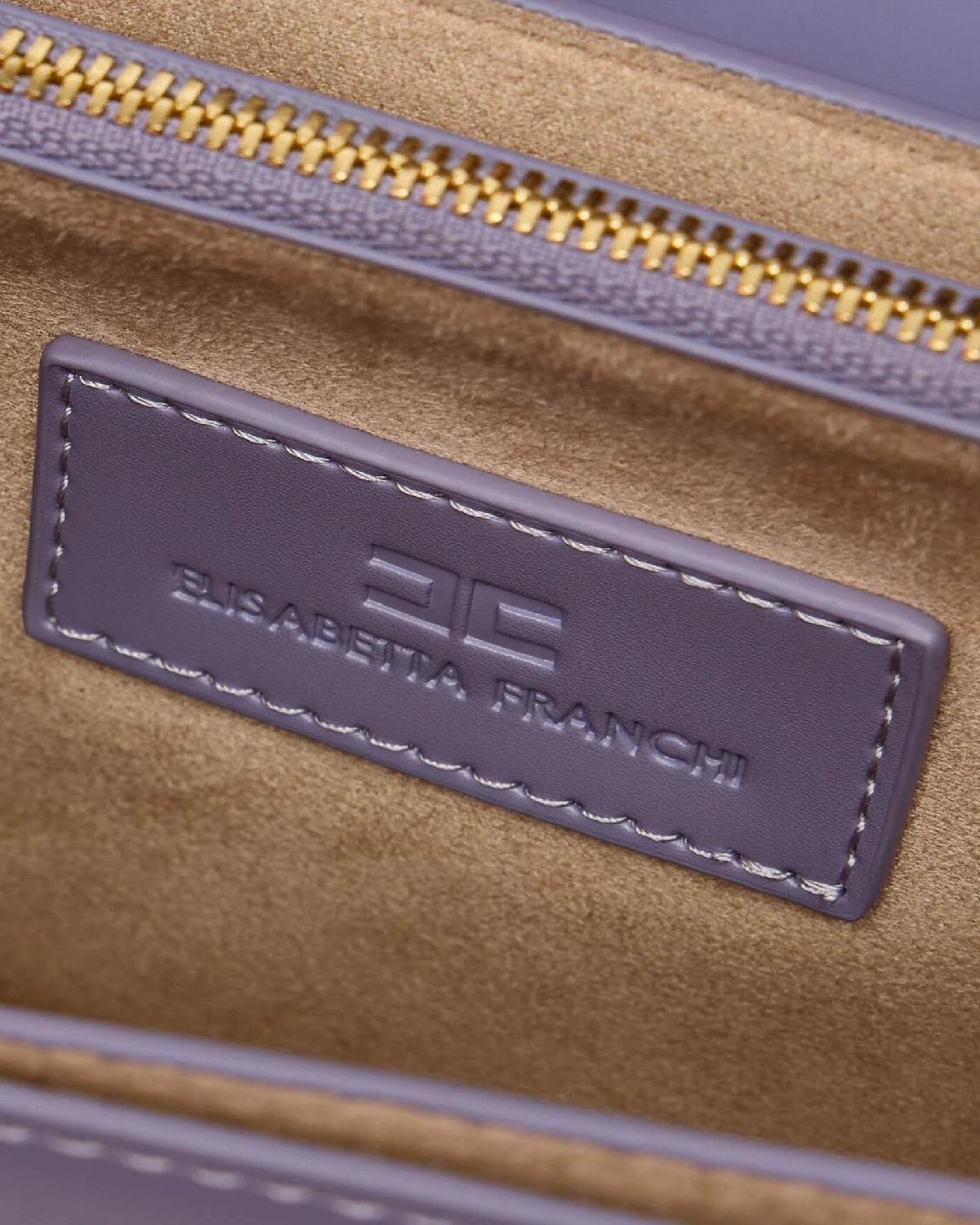 ELISABETTA FRANCHI Borsa donna Elisabetta Franchi BS91A61E2EV7 Lilla<BR/> BS91A61E2 EV7