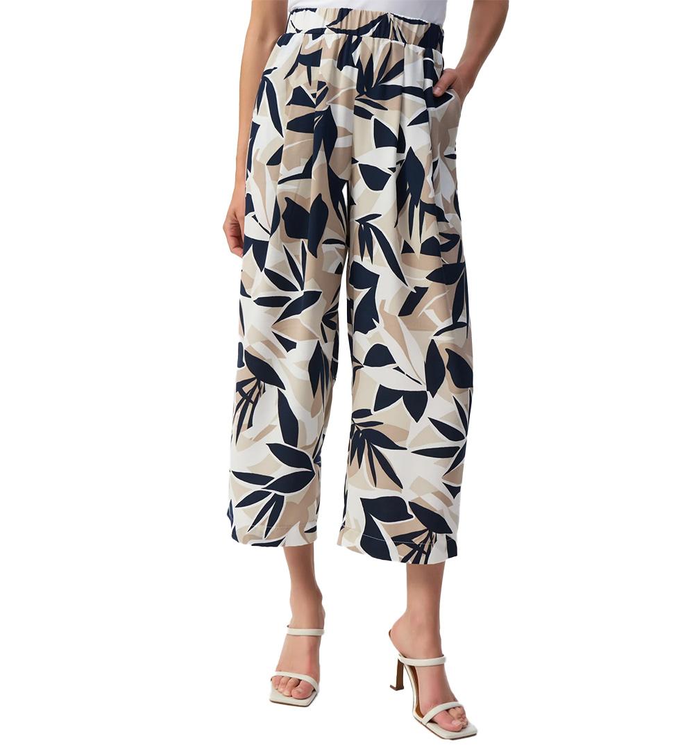 JOSEPH RIBKOFF Pantalone Joseph Ribkoff donna 251072 Fantasia stampa fantasia a foglie ampio elastica 251072 2539