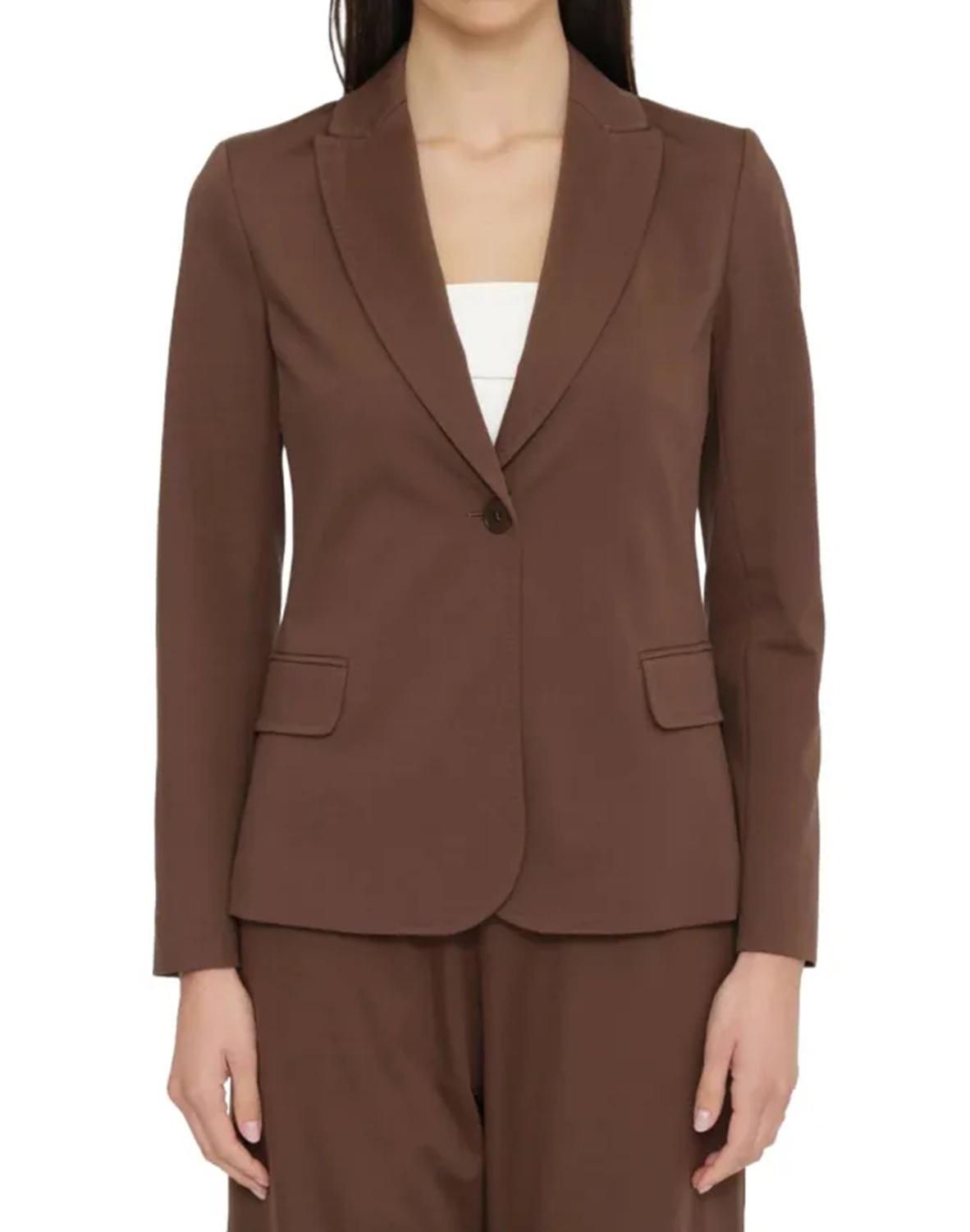 WEEKEND Giacca Weekend 2615911012600 002 Carbone monopetto punto milano Marrone 2615911012600 002