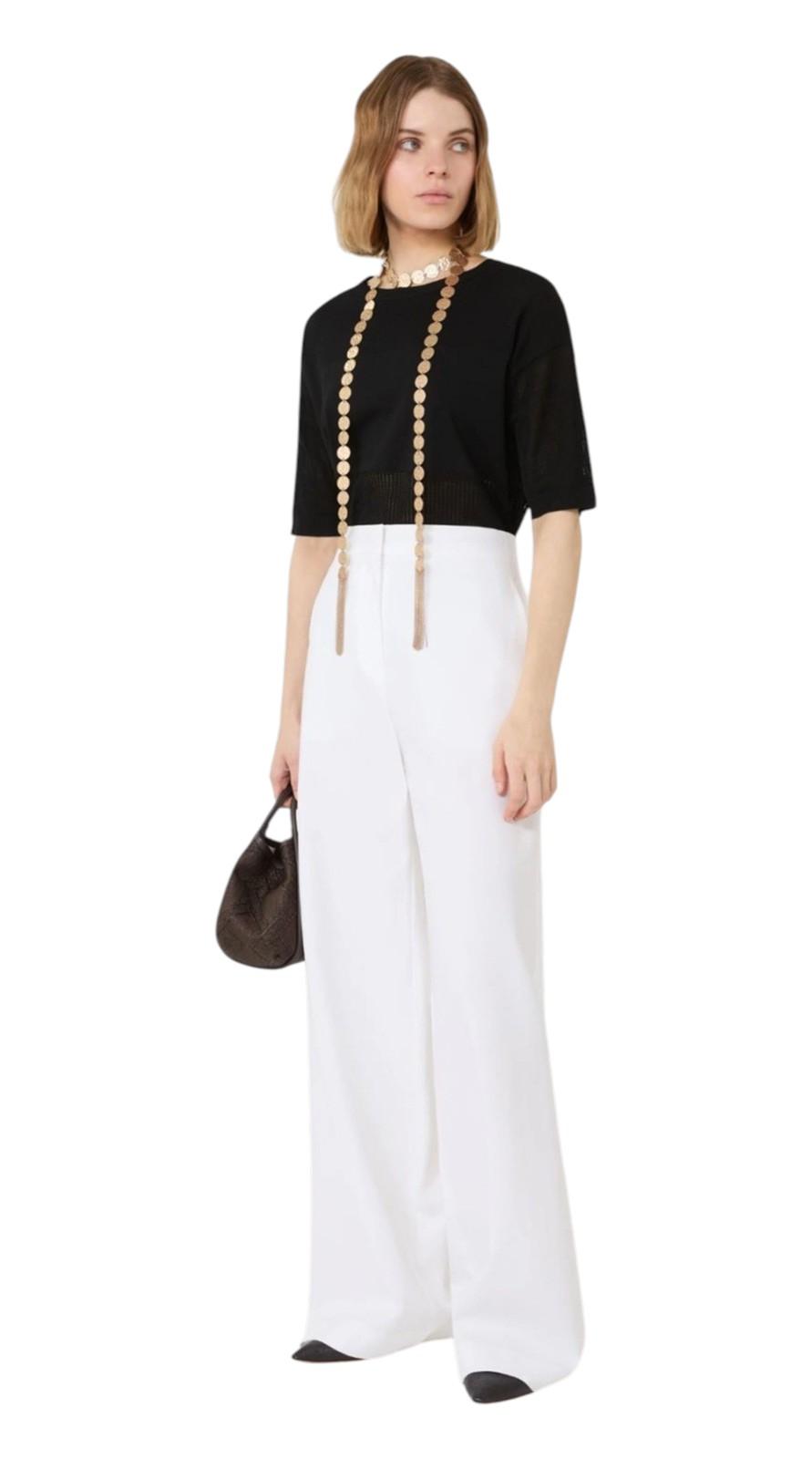 STUDIO Maglia Studio donna 2616361012600 007 Celebre in filato di viscosa Nero<BR/> 2616361012600 007