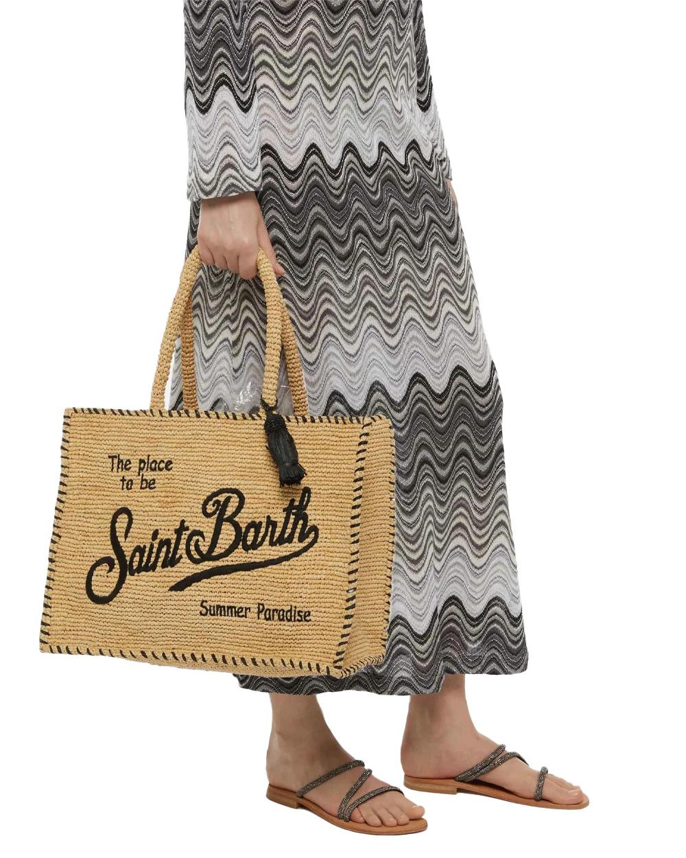 MC2 SAINT BARTH Borsa MC2 SAINT BARTH donna Vanity Raffia VANI01309045L Beige VANI01309045L 1100