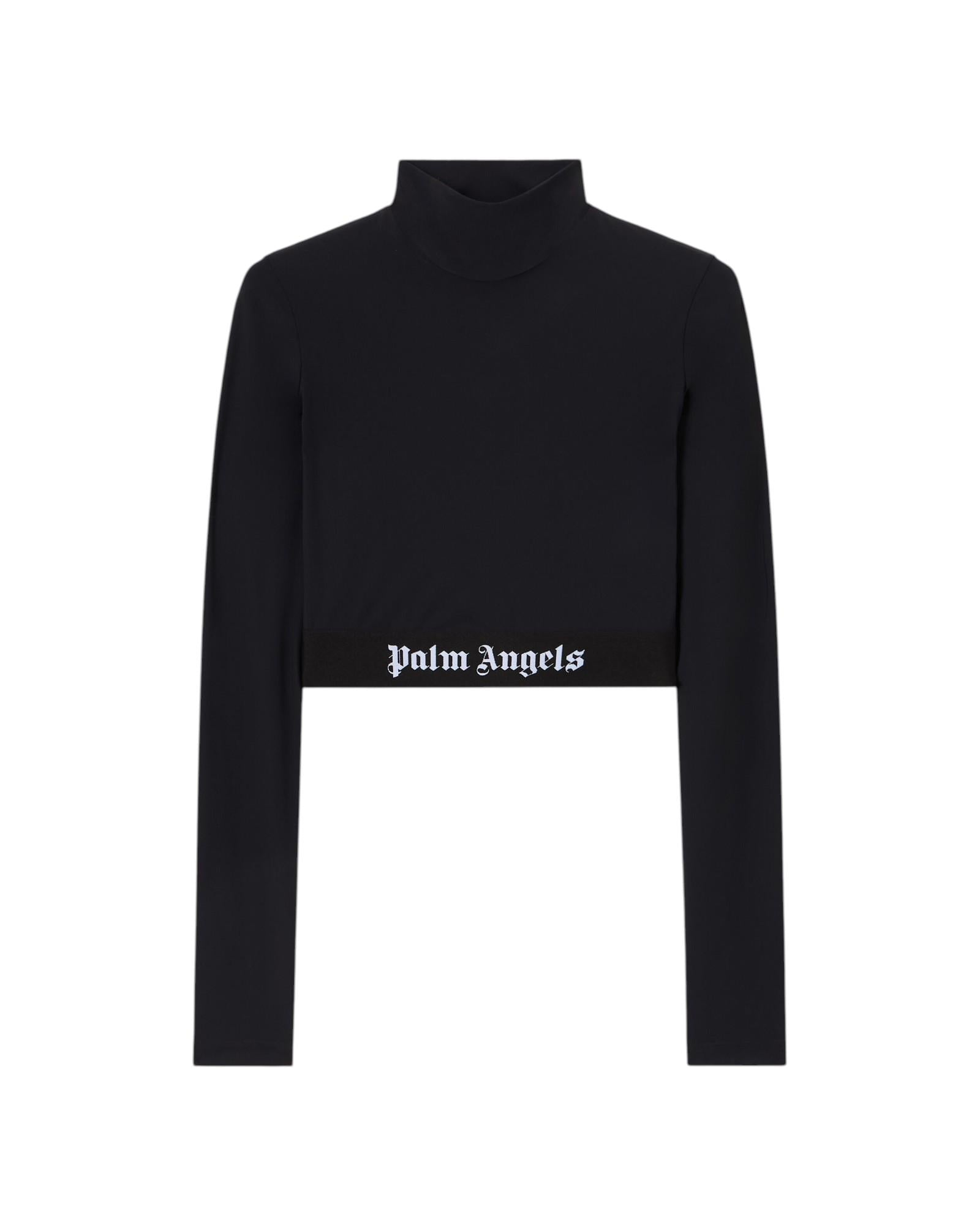 PALM ANGELS Maglia PALM ANGELS donna PWVO014 S26FAB001 1010 Nero PWVO014S26FAB001 1010