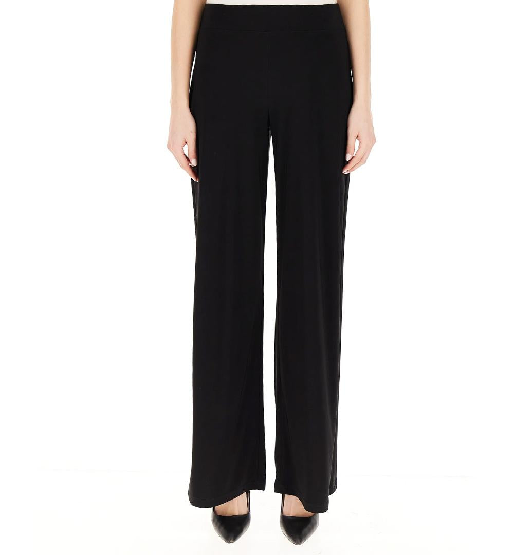 JOSEPH RIBKOFF Pantalone Joseph Ribkoff donna 221340S25 Nero tinta unita wide leg gamba larga 221340S25 11