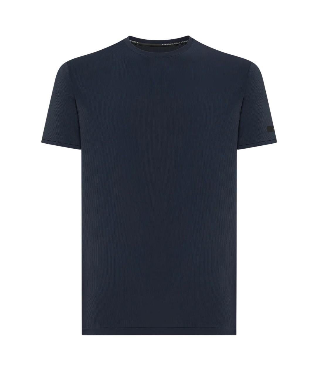 RRD T-shirt RRD uomo 26220 61 Rib Shirty stretch a costine Blu Marino<BR/> 26220 61