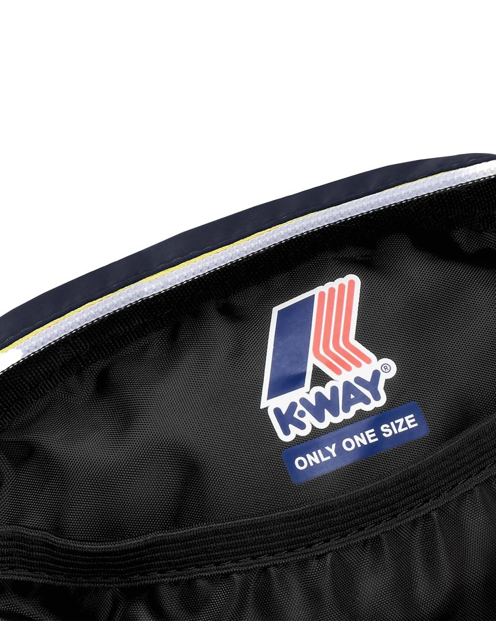 K-WAY Pochette K-WAY unisex K4133GW BLAIR Blu tasca gros grain logo K4133GW K89