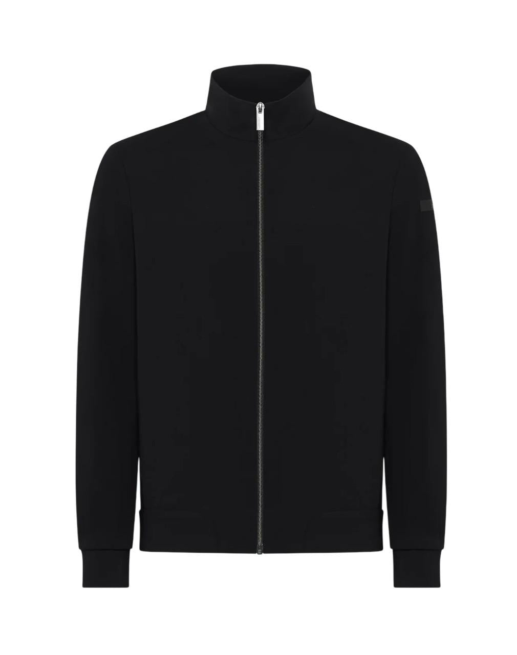 RRD Felpa RRD uomo 26151 10 Surflex Full Zip Fleece in filato tecnico stretch Nero<BR/> 26151 10