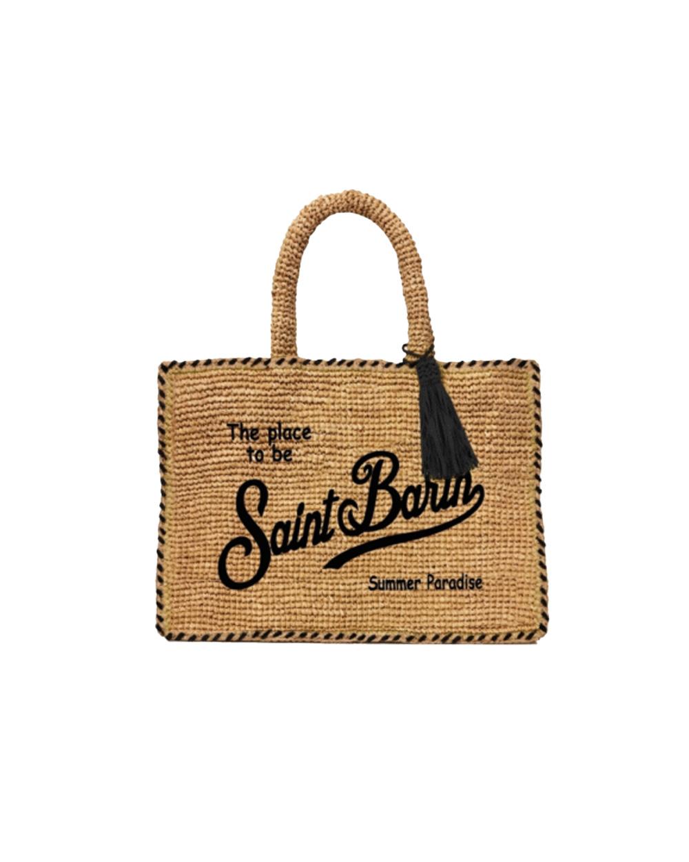 MC2 SAINT BARTH Borsa MC2 SAINT BARTH donna Colette COL001309045L Beige logo rafia tasca<BR/> COL001309045L 11