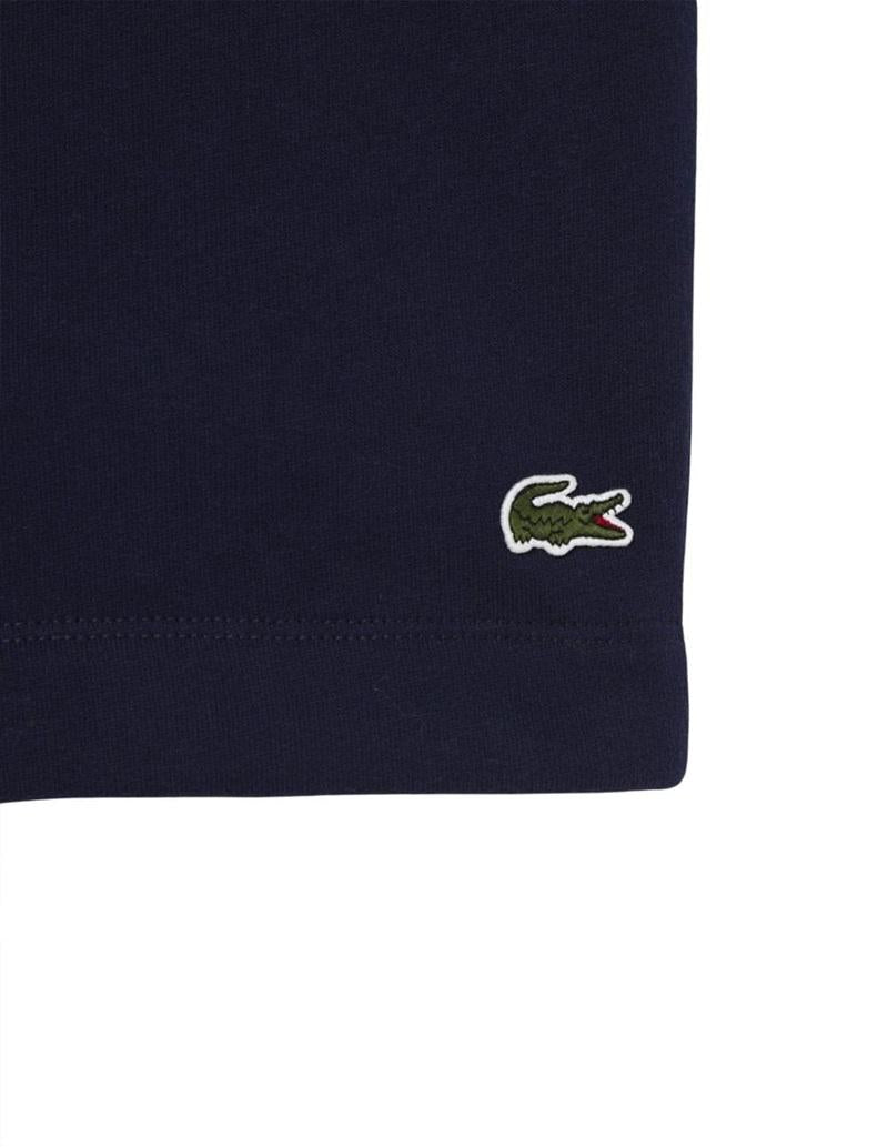 LACOSTE Bermuda Lacoste uomo GH9860 166 blu garzato GH9860 166