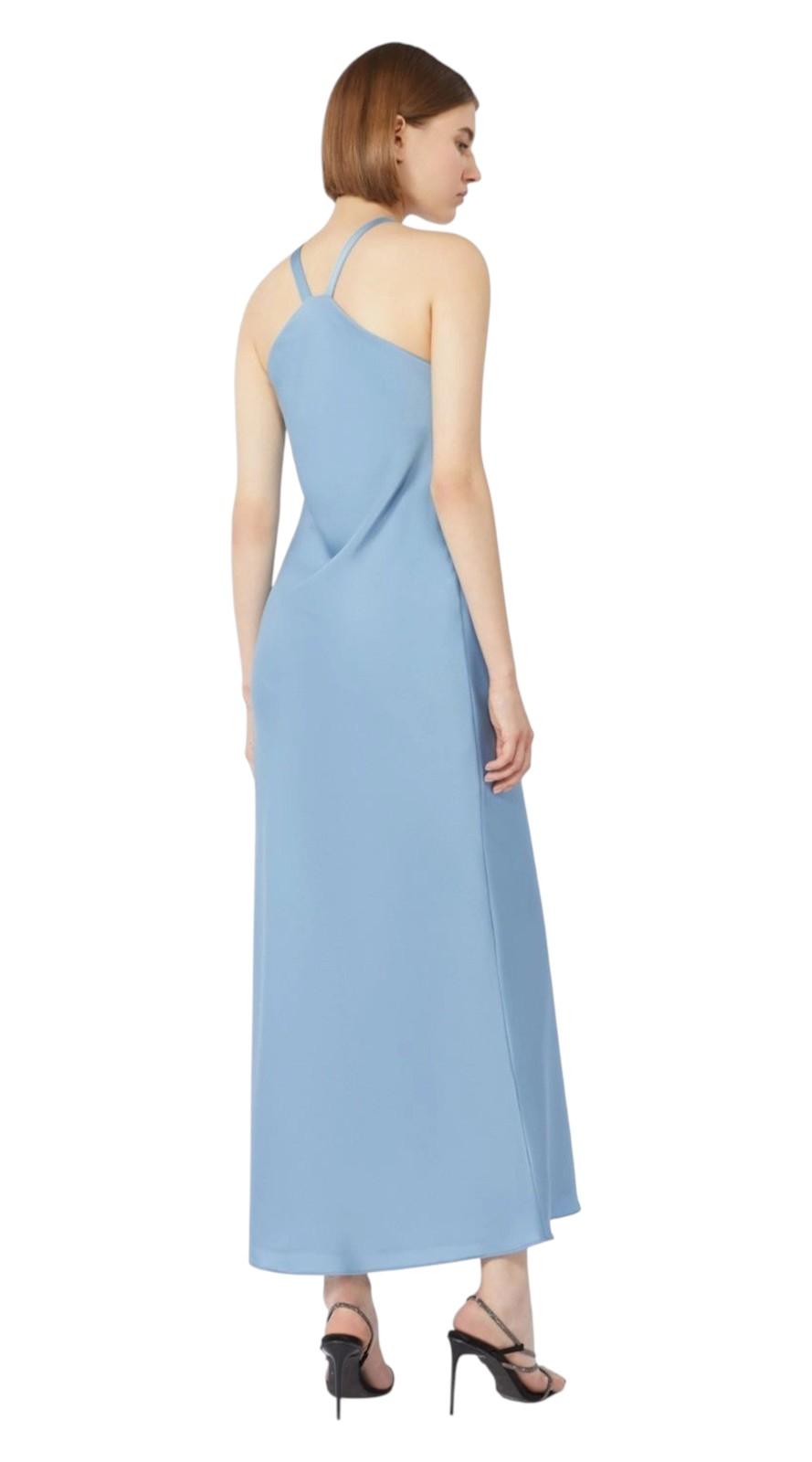 STUDIO Abito Studio donna 2616221064600 007 Ghiotto in satin leggero Azzurro<BR/> 2616221064600 007