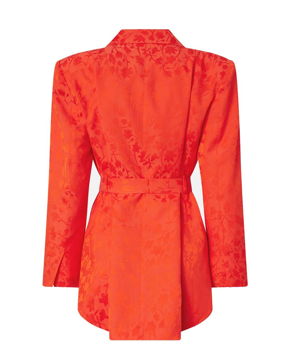 PINKO Giacca kimono Pinko donna 106800A3AN Castelnovo arancione jacquard floreale 106800A3AN A99