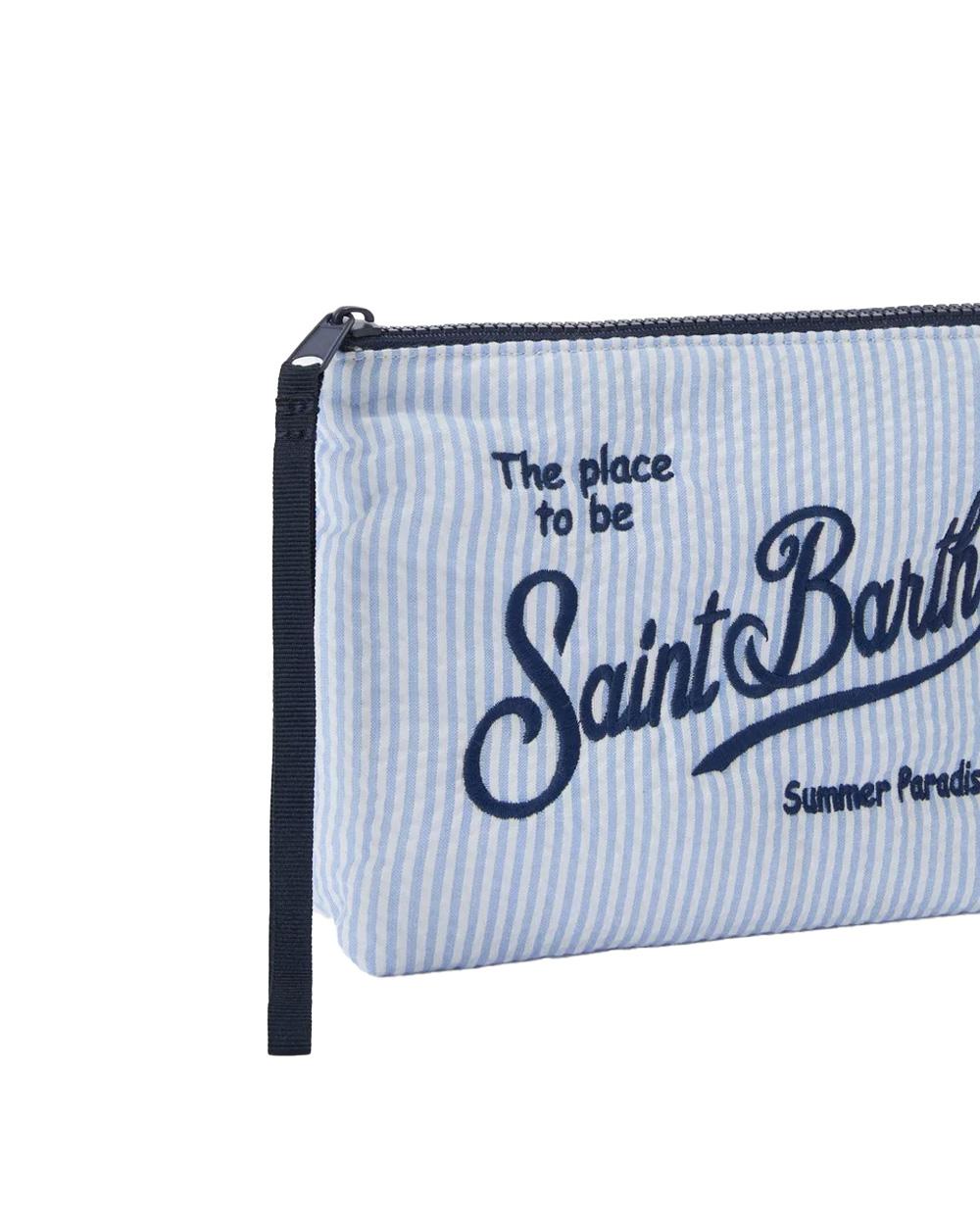 MC2 SAINT BARTH Pochette MC2 SAINT BARTH uomo ALINE SEERSUCKER ALI004900361L Celeste ALI004900361L 31