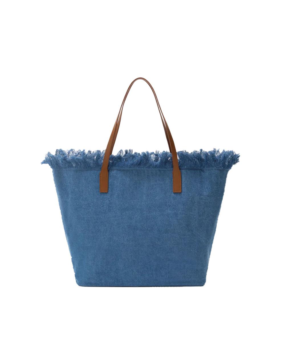MC2 SAINT BARTH Borsa MC2 SAINT BARTH donna City Regular Frange CBF000100436L Denim CBF000100436L 00