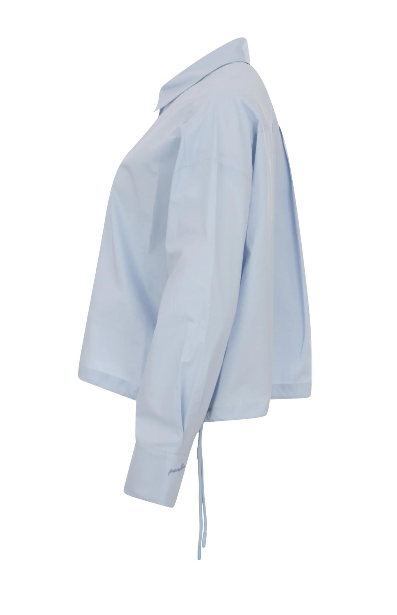 PINKO Camicia Pinko donna 106249A32L G50 Cammie corta Azzurro<BR/> 106249A32L G50