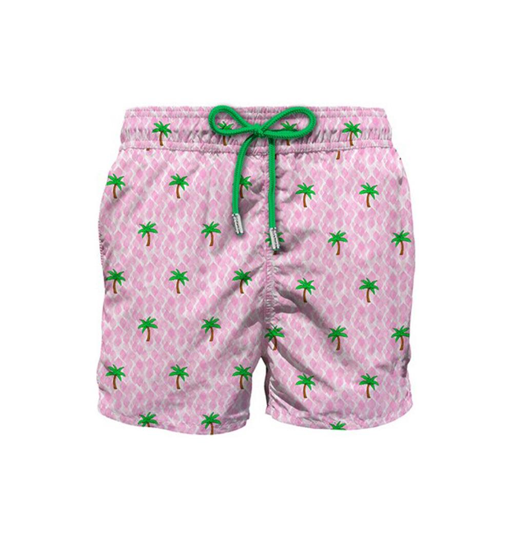 MC2 SAINT BARTH Costume uomo Comfort Light MC2 Saint Barth 01746H Rosa palme elastico cotone retina CONFORTLIGHT01746H 21