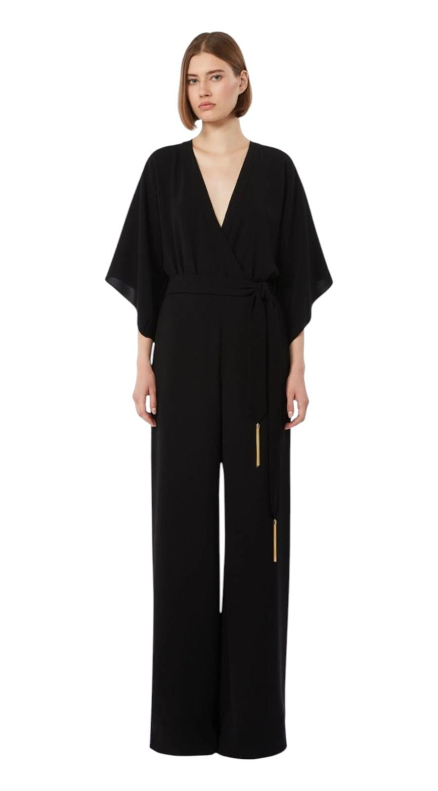 STUDIO Tuta Studio donna 2616241014600 001 Ode in cady leggero Nero<BR/> 2616241014600 001