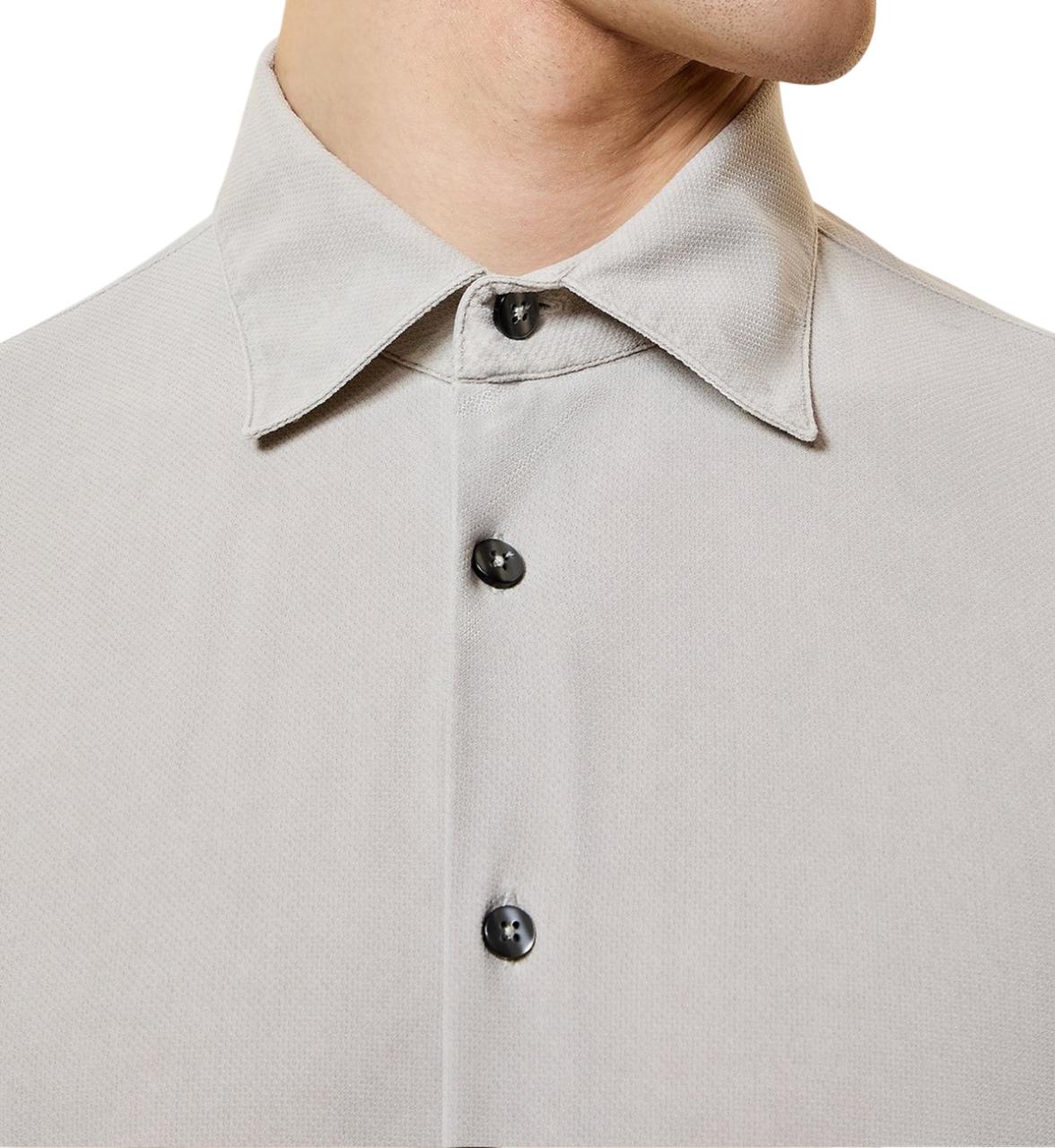 RRD Camicia RRD uomo 26256 85 Techno Wash Piquè Shirt in jersey stretch Sabbia<BR/> 26256 85