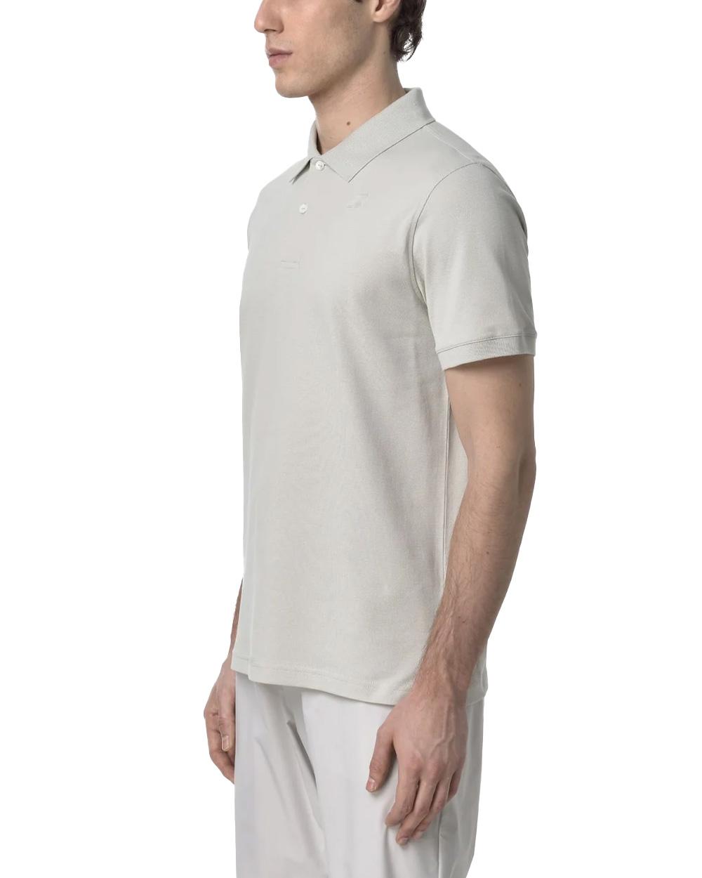 K-WAY Polo K-WAY uomo K5127BW AMEDEE PIQUE SLIM Beige collo bottoni cotone slim K5127BW 634