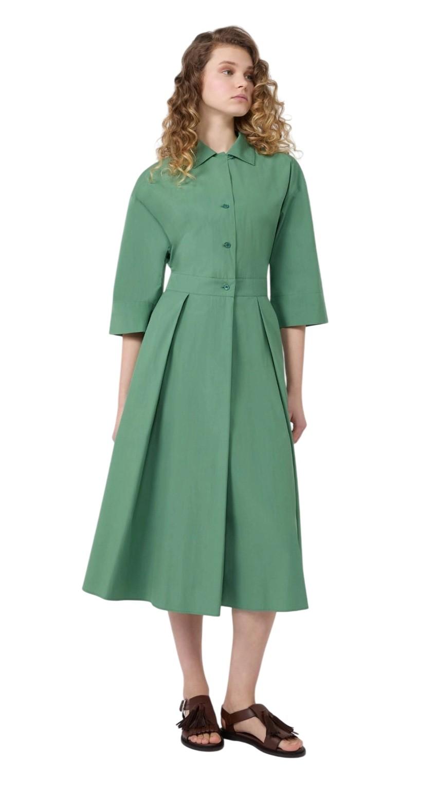 WEEKEND Abito Weekend 2615221062600 007 Padana chemisier midi Verde<BR/> 2615221062600 007