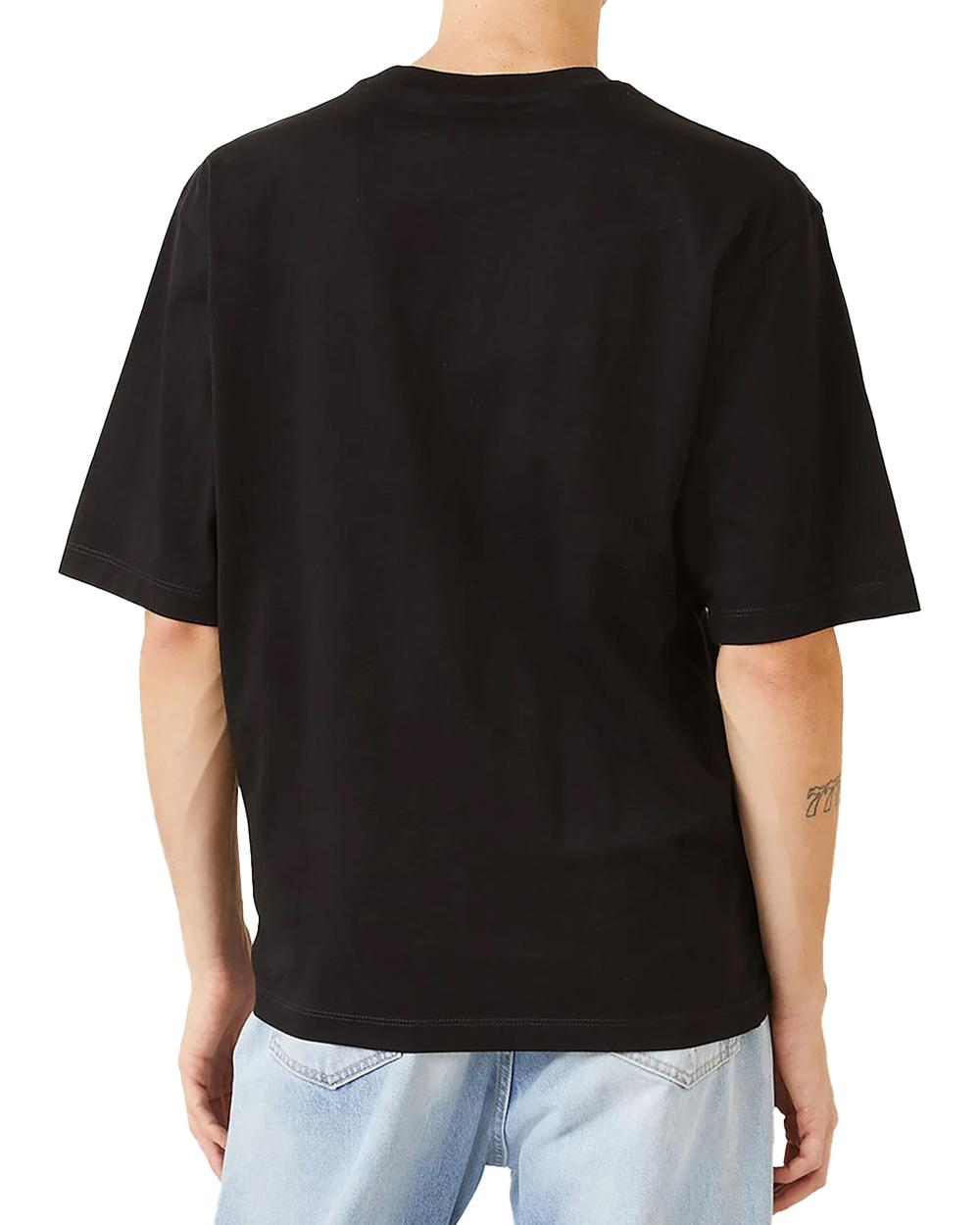 DSQUARED2 T-shirt DSQUARED2 uomo S74GD1444D20020 Nera lettering cotone girocollo S74GD1444D20020 900