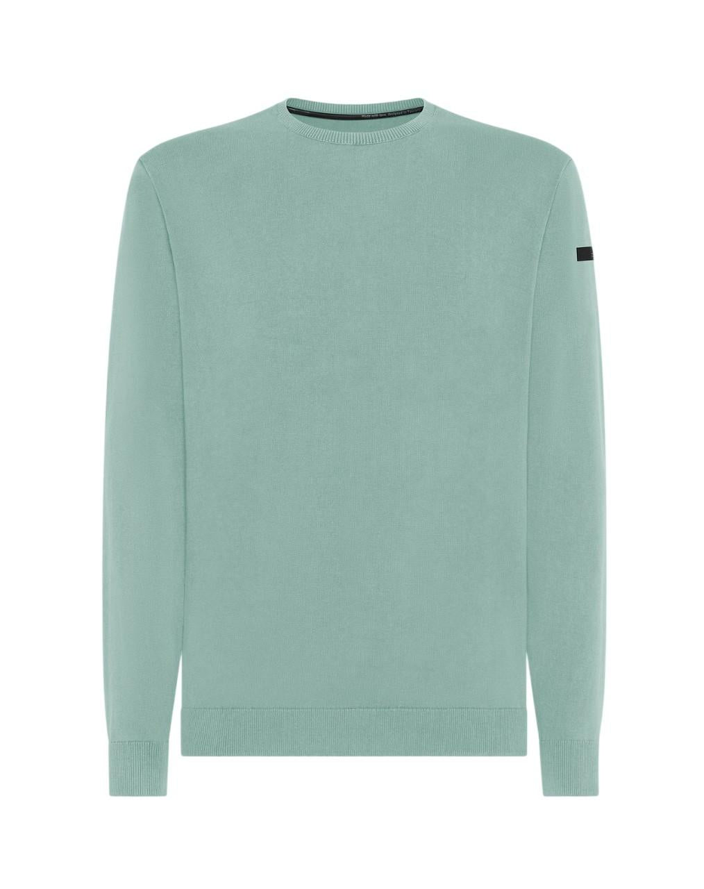 RRD Maglia RRD uomo 26103 64 Techno Wash Round 16 Knit Verde Salvia<BR/> 26103 64