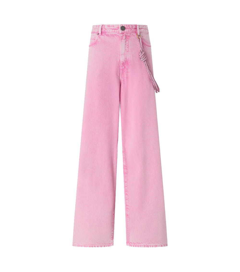 PINKO Jeans Pinko donna 104601A33R Lauryn rosa corda gioiello<BR/><BR/> 104601A33R P44