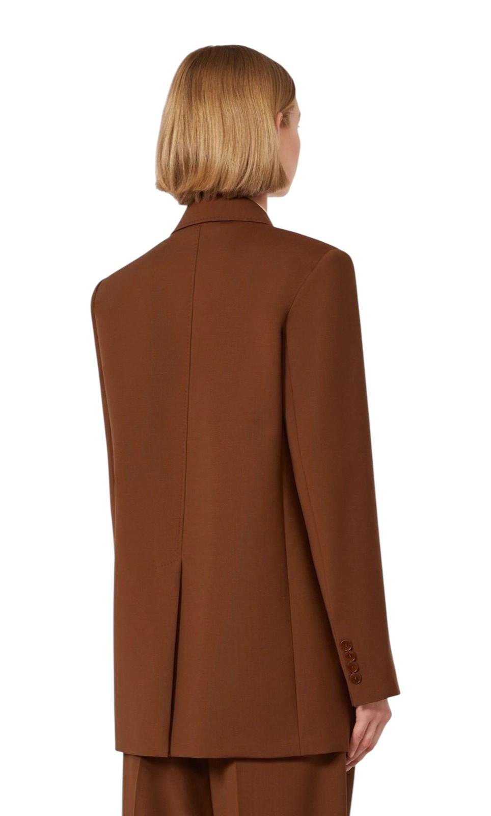 STUDIO Blazer Studio donna 2616041051600 003 Balco monopetto in lana stretch Cioccolato<BR/> 2616041051600 003
