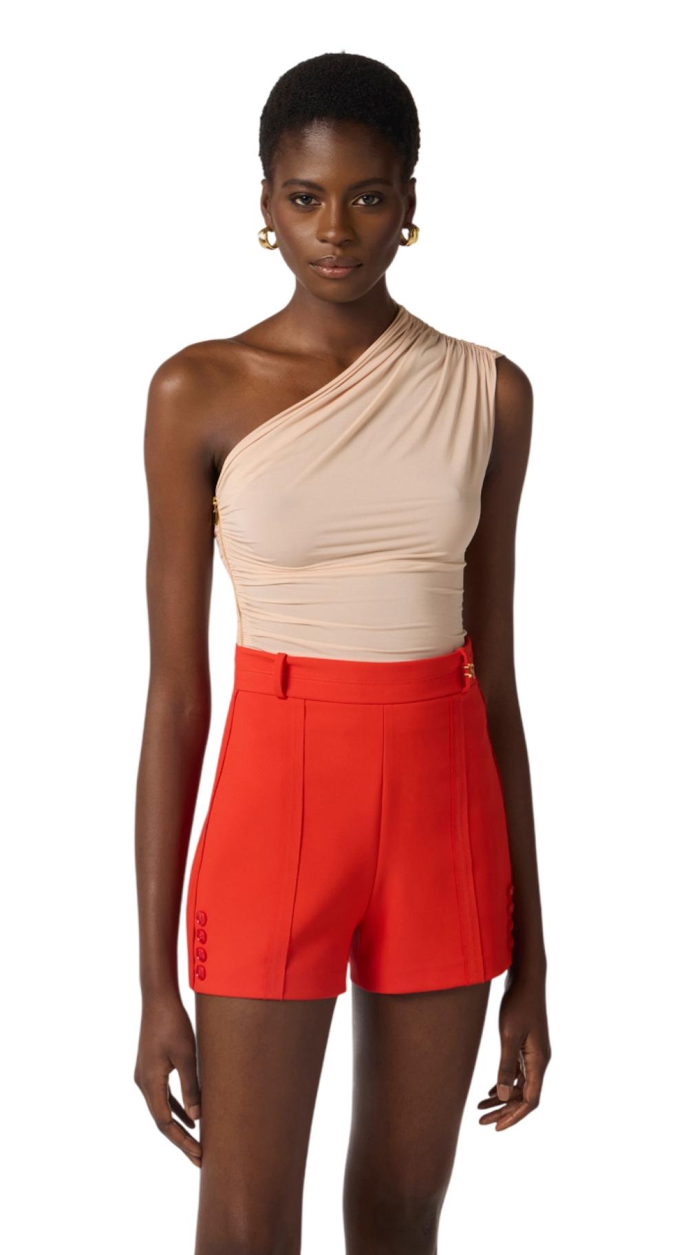 ELISABETTA FRANCHI Top Elisabetta Franchi donna CN00962E2EA1 The Explorer Nude<BR/> CN00962E2 EA1