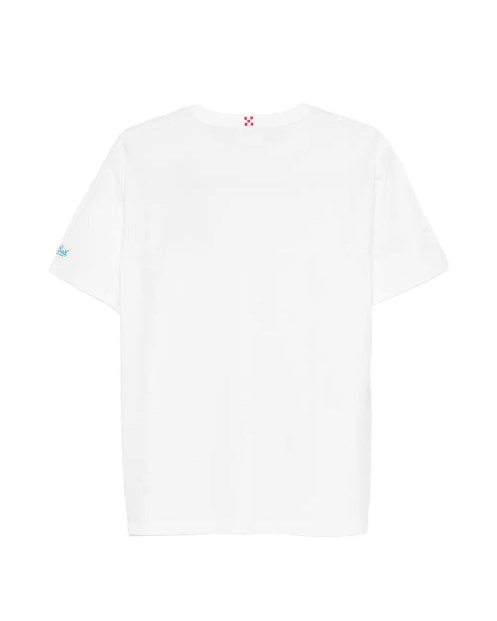 MC2 SAINT BARTH T-shirt Mc2 Saint Barth uomo Austin Dry gin bianca AUS000104517L 01N