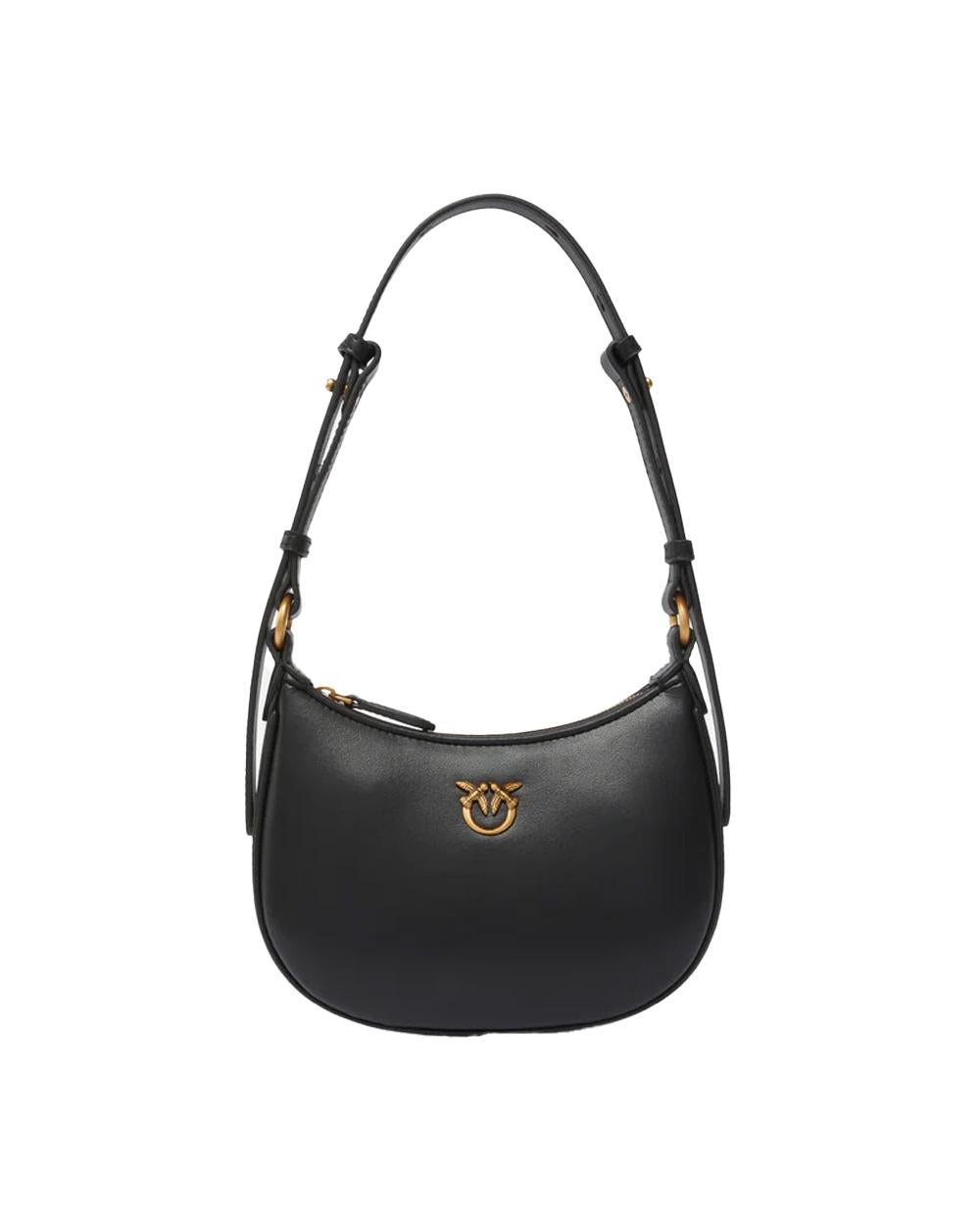 PINKO Borsa PINKO donna HORIZONTAL FLAT 103538A0F1 Nera tracolla pelle fodera spalla 103538A0F1 Z99Q
