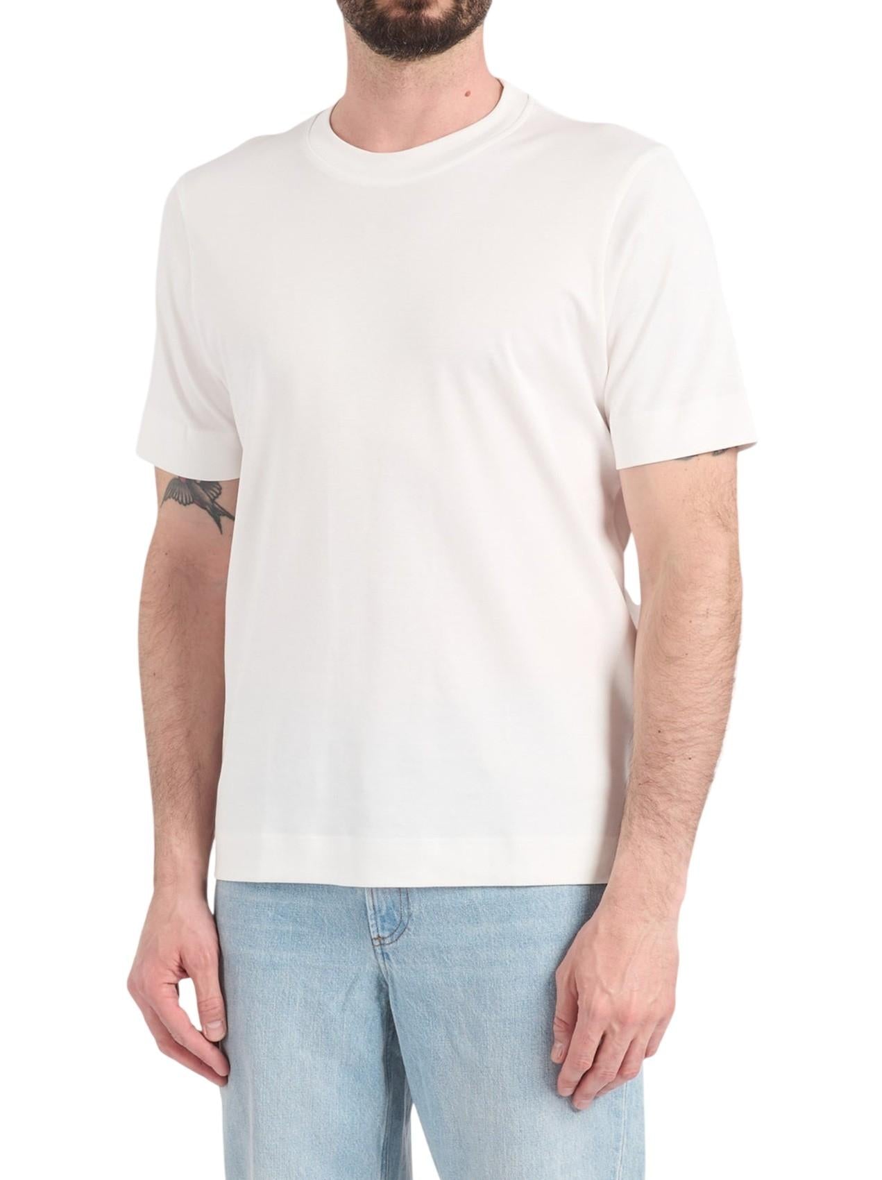 GRAN SASSO T-shirt Gran Sasso uomo 6013981001 005 Interlock cotone pima Bianco<BR/> 6013981001 005