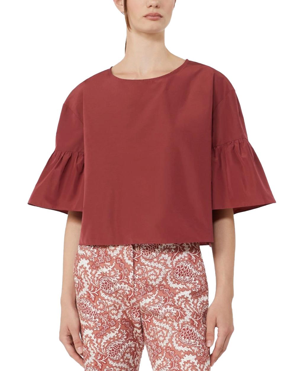 WEEKEND Blusa WEEKEND donna BREAK 2615111152600 Ciliegia boxy taffetà girocollo fondo dritto 2615111152600 014