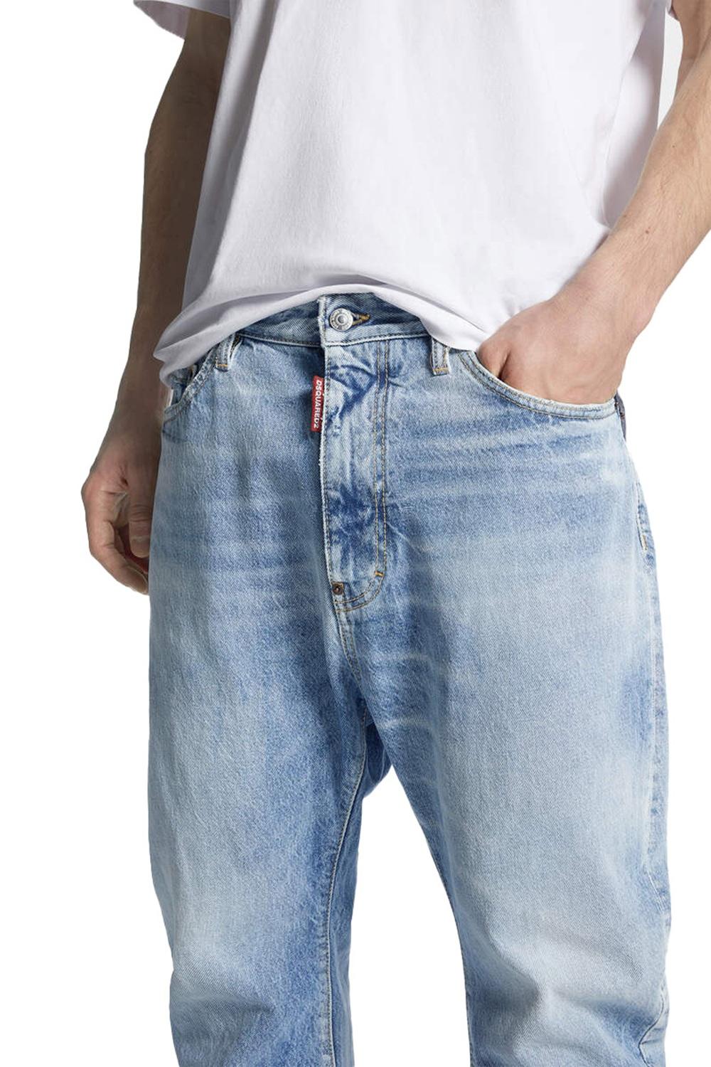 DSQUARED2 Jeans Dsquared2 uomo S74LB1746S30839470 blu chiaro S74LB1746S30839 470