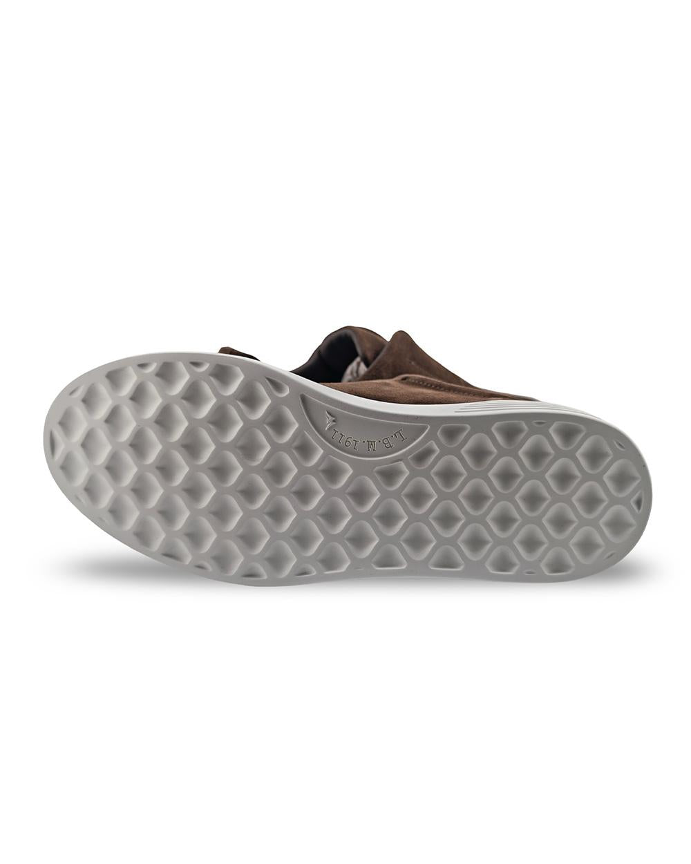 L.B.M. 1911 Sneakers L.B.M. 1911 uomo 685069072 Marrone pelle scamosciata suola gomma foderata 685069072 5