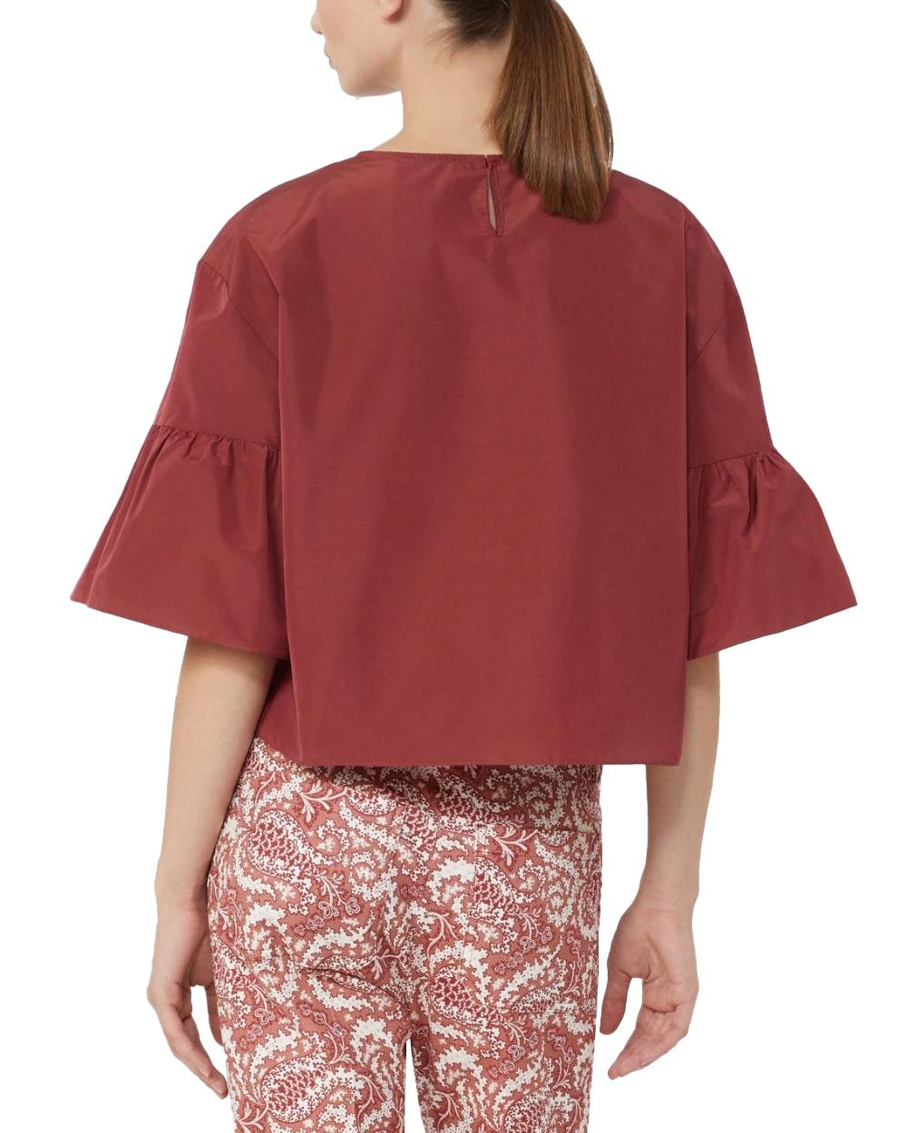 WEEKEND Blusa WEEKEND donna BREAK 2615111152600 Ciliegia boxy taffetà girocollo fondo dritto 2615111152600 014