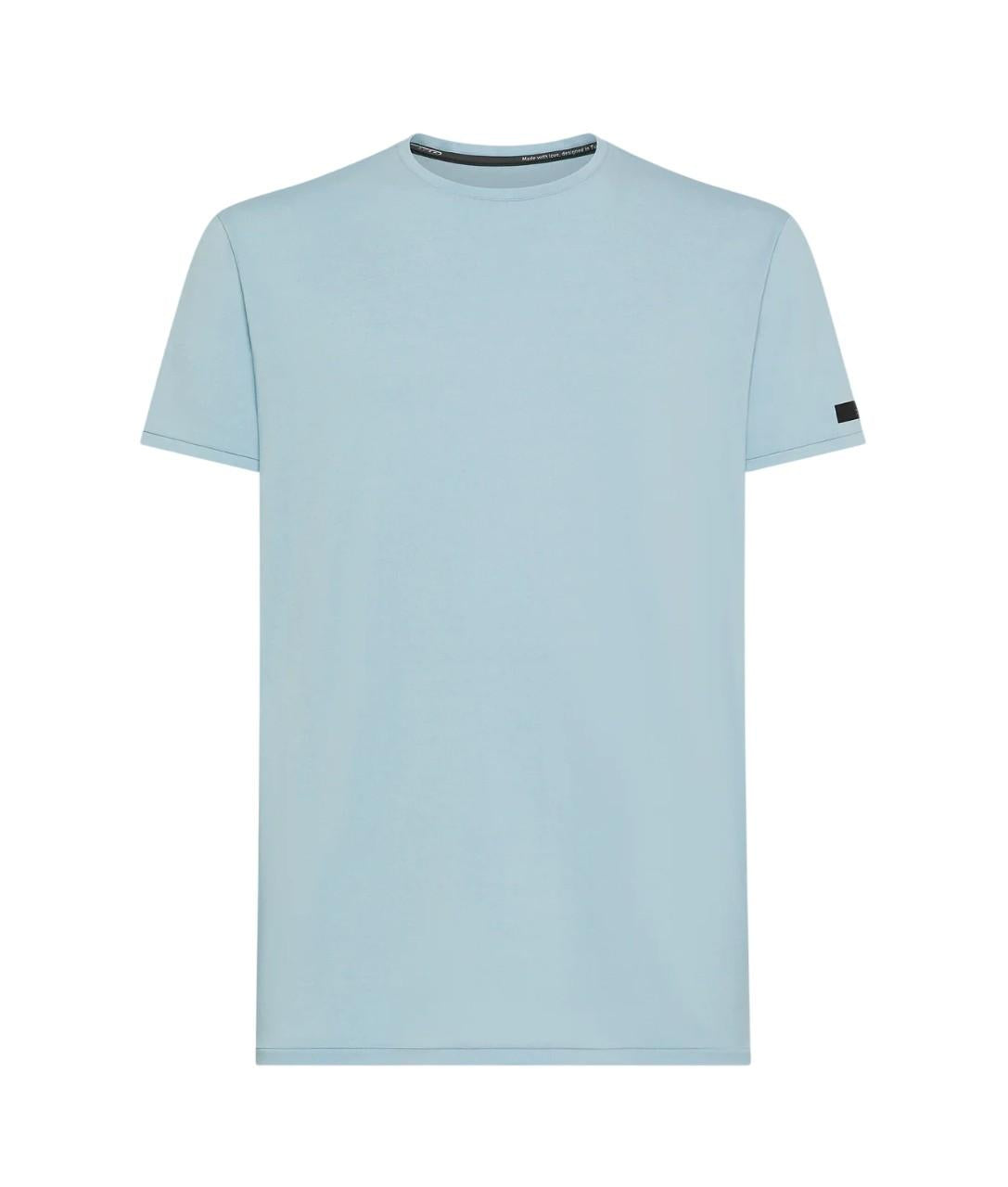 RRD T-shirt RRD uomo 26221 Doticon Shirty Azzurro micro piquet stretch cotone fit regolare<BR/> 26221 64