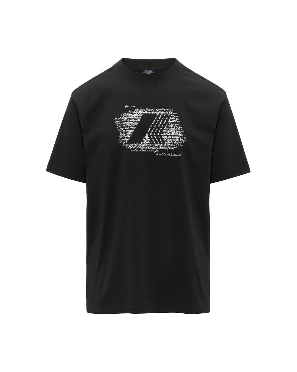 K-WAY T-shirt K-WAY uomo K71357W SOLO JERSEY HISTORY Nera K71357W USY