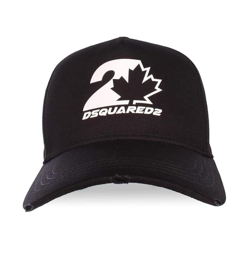 DSQUARED2 Cappello Dsquared2 uomo BCM070305C00001M063M063 nero stampa logo BCM070305C00001M063 M063